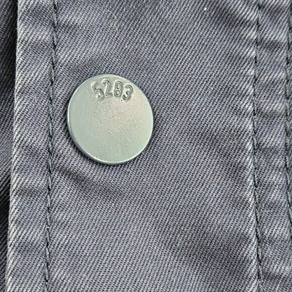 DB Supply Coat Adult Men's Size Small Navy Blue Chore Coat Hoodie EUC Long - Picture 4 of 15